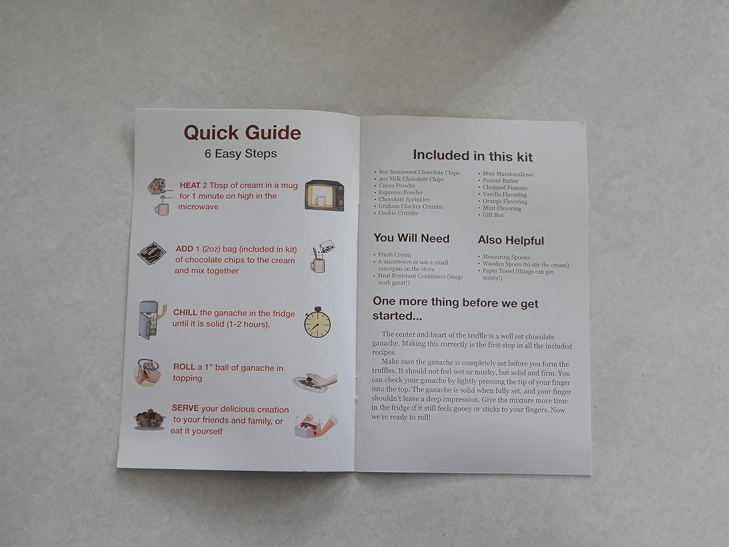 Chocolate Truffle Making Kit (Gift Idea, DIY Activity, Easy Intro to the Art of Chocolate Making). Fun for All Ages! Includes Recipes and Ingredients to make 18 Hand-Rolled Gourmet Chocolate Truffles - Image 5