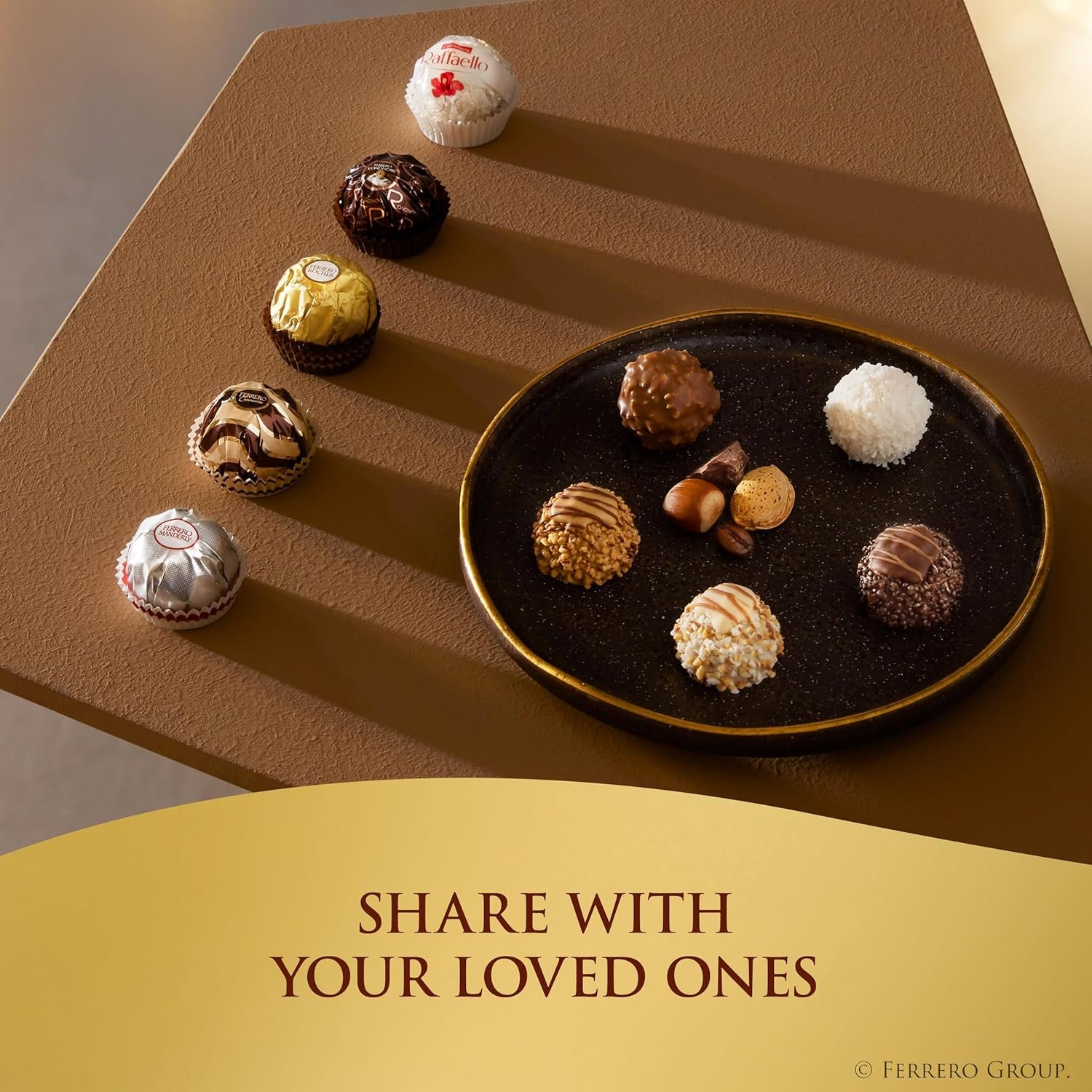 Ferrero Collection Valentine's Heart Gift Box, 14 Assorted Dark, Coconut, Almond, Cappuccino Gift Box, 5.1 oz - Image 7