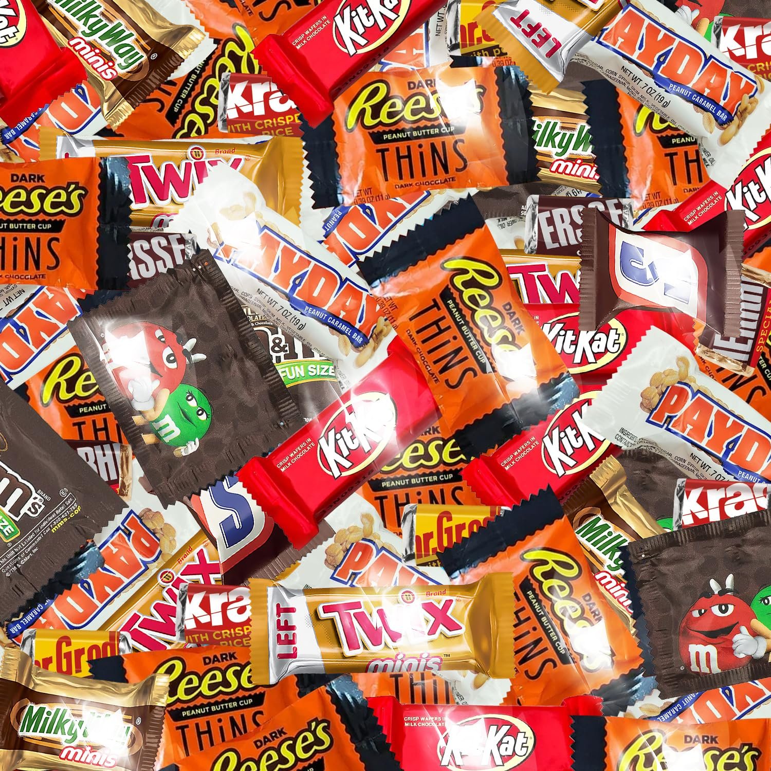 Chocolate Assorted Bulk Candy Variety Pack 5lb - Mini Chocolate Bars, Milk & Dark Chocolate Mix - Individually Wrapped Bulk Candy for Office Snacks, Party Favors and Bags - Image 2