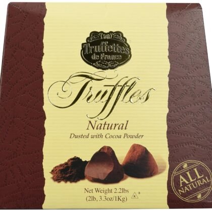 Chocmod Truffettes de France 2.2lbs (1Kg) All Natural Truffles in a Elegant Gift Box