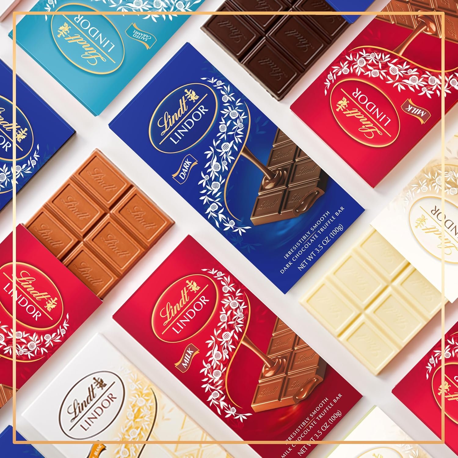 Lindt LINDOR Dark Chocolate Truffle Bar, Chocolate Candy Bar with Smooth Center, 3.5 oz. (12 Pack) - Image 8