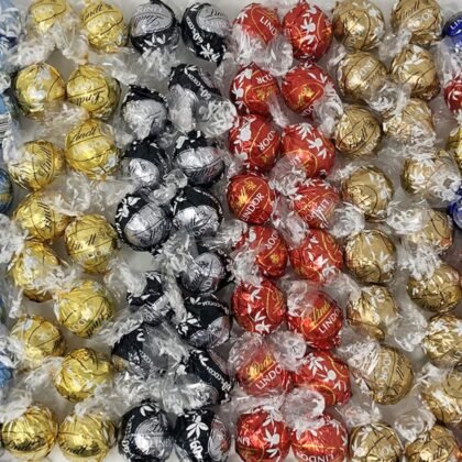 Lindt Lindor Assorted Flavored Truffles, Perfect for Parties Birthdays Engagements Weddings and More Occasions and Events, 100 Count