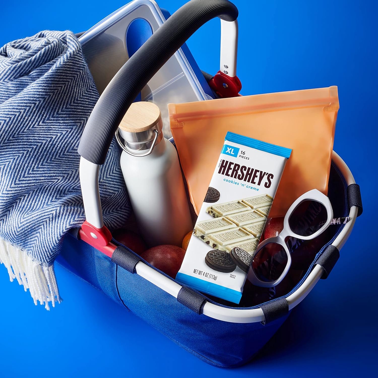 HERSHEY'S Cookies 'n' Creme XL, Candy Bar, 4 oz (16 Pieces) - Image 6