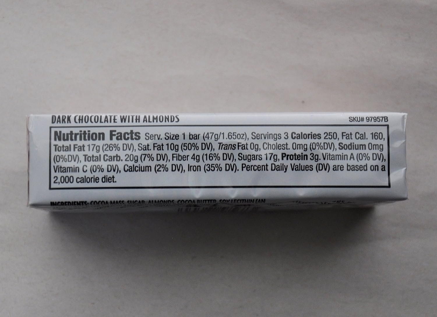 Trader Joe's Belgian Dark Chocolate Bars 3 Variety Pack - Total 9 Bars, 1.7 ounces - Image 3
