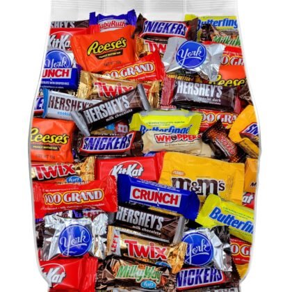 Assorted Chocolate Candy Variety Pack - 5lb Easter Candy Bulk Chocolate Candy Individually Wrapped - Bulk Candy Assortment for Easter Baskets, Party Favors, Office Snacks & Candy Bowls - 5 Pounds
