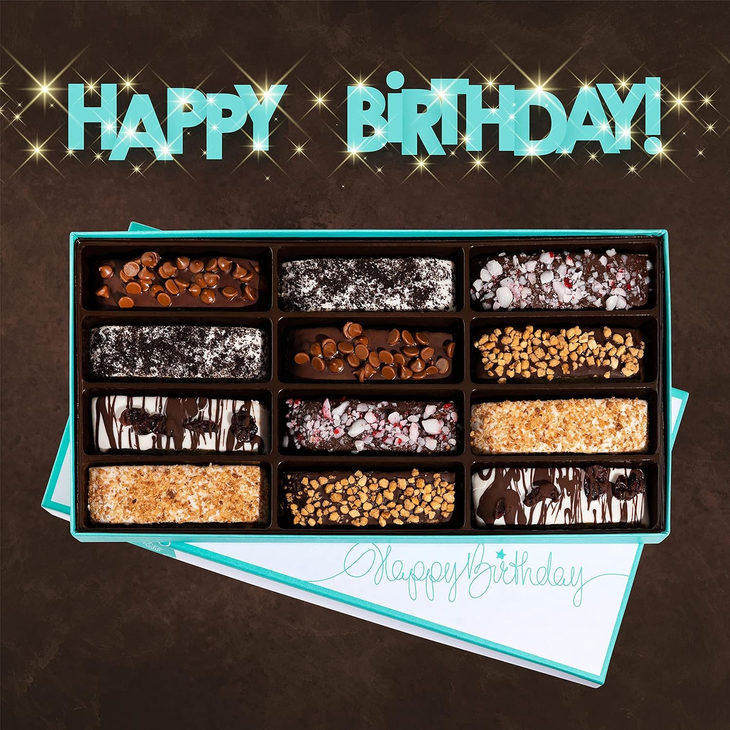 Barnetts Birthday Gifts for Women & Men, Gourmet Chocolate Biscotti Cookies, Unique Prime Food Happy Birthdays Gift Basket, Her Wife Mom Dad Sister Girls Friendship, 40th 60th Or 70th, Cookie Baskets - Image 4