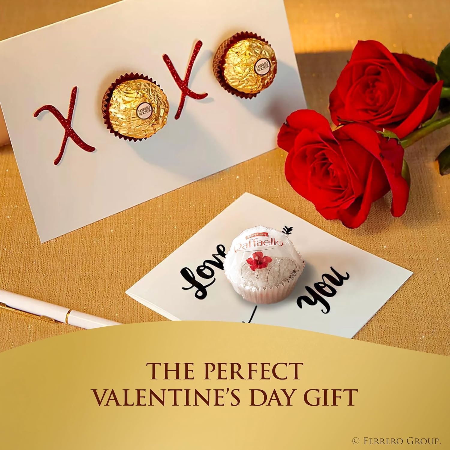 Ferrero Collection Valentine's Day Heart Gift Box, 8 Assorted Hazelnut, Dark Chocolate and Coconut Treats, 3.1 oz - Image 6