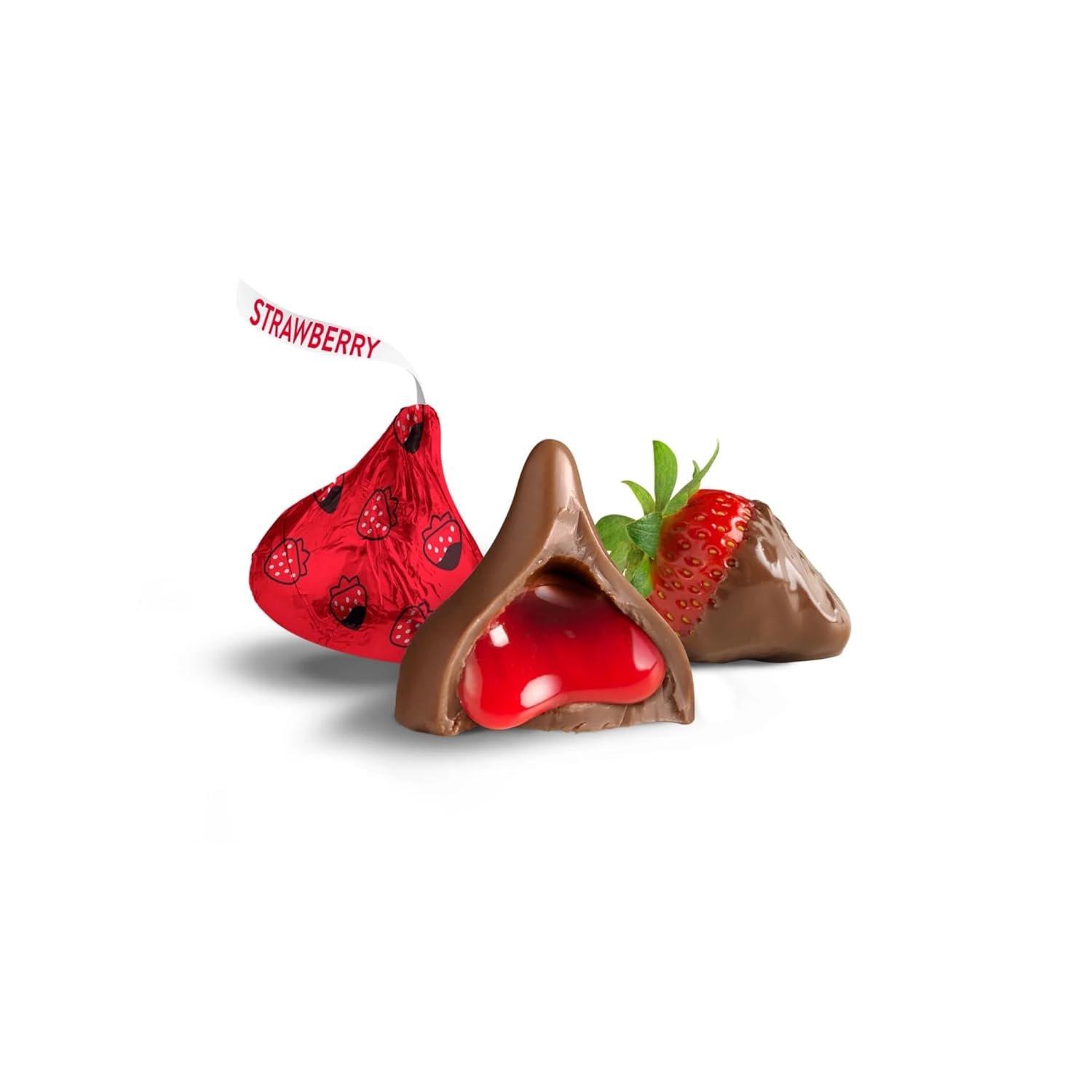 Hershey's Chocolate Dipped Strawberry Kisses - Pack of 2-9 oz Bags - Perfect for that Special Someone This Valentine's Day - Image 5