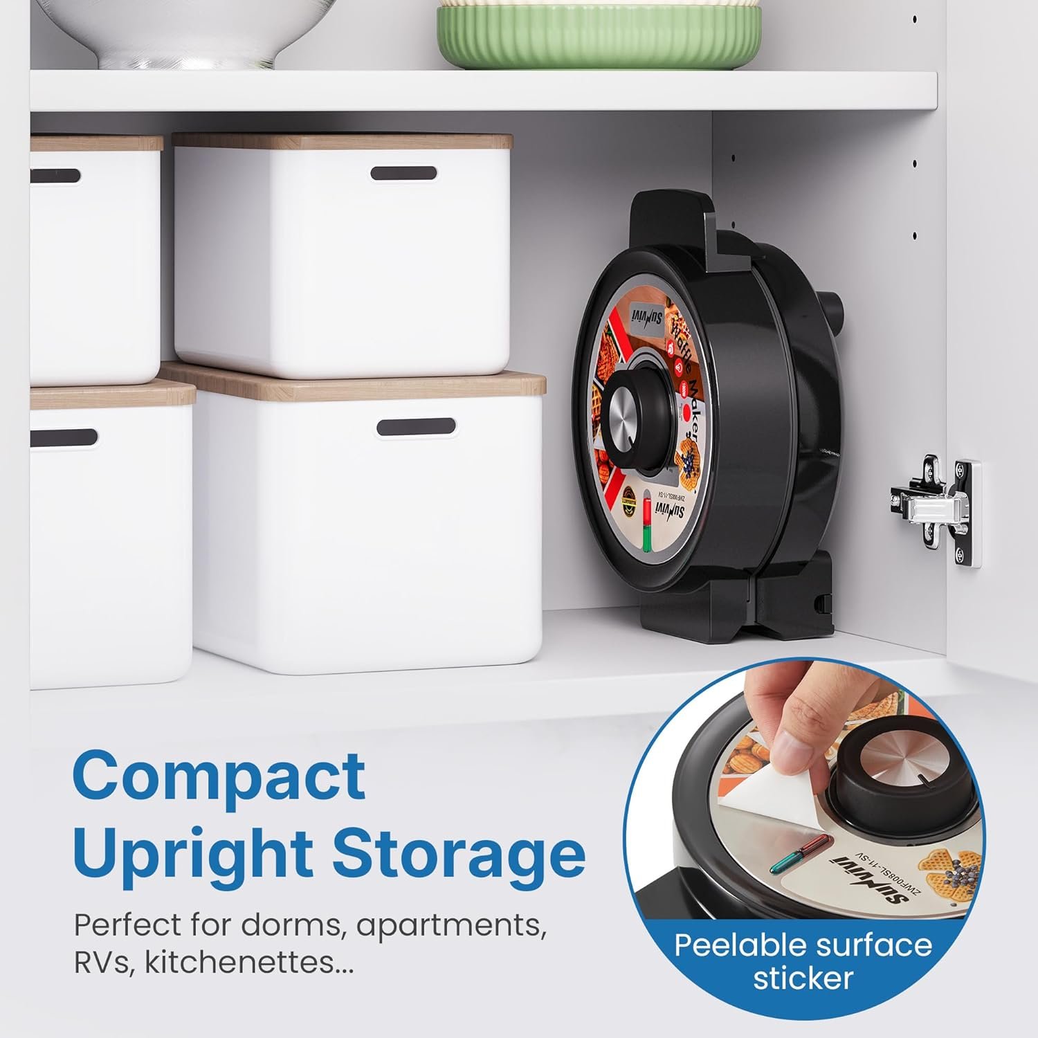 Heart Belgian Waffle Maker: Electric Waffle Machine with Adjustable Browning Control, Waffle Iron with Nonstick Plates Easy Cleanup, Breakfast Maker for Kids and Families, Stainless Steel - Image 6