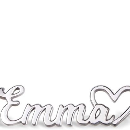 PicturesOnGold.com Custom Name Necklace For Women Personalized Name Necklace in Sterling Silver or Gold Necklace Personalized with any Name or Word