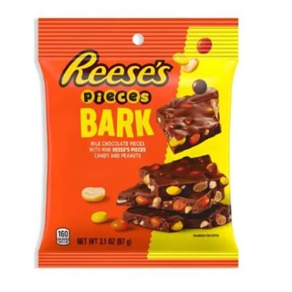REESE'S PIECES Bark, 3.1 oz bag