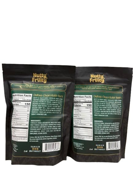 Dubai Chocolate Bar – Nutty & Fruity, 16 oz Bag (Pack of 2) - Image 8