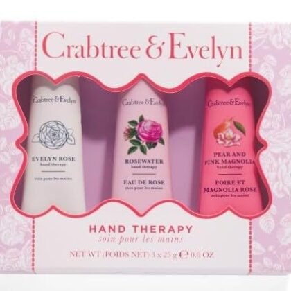 Crabtree & Evelyn Luxury Hand Therapy Collection (Evelyn Rose, Rosewater, Pear & Pink Magnoli)