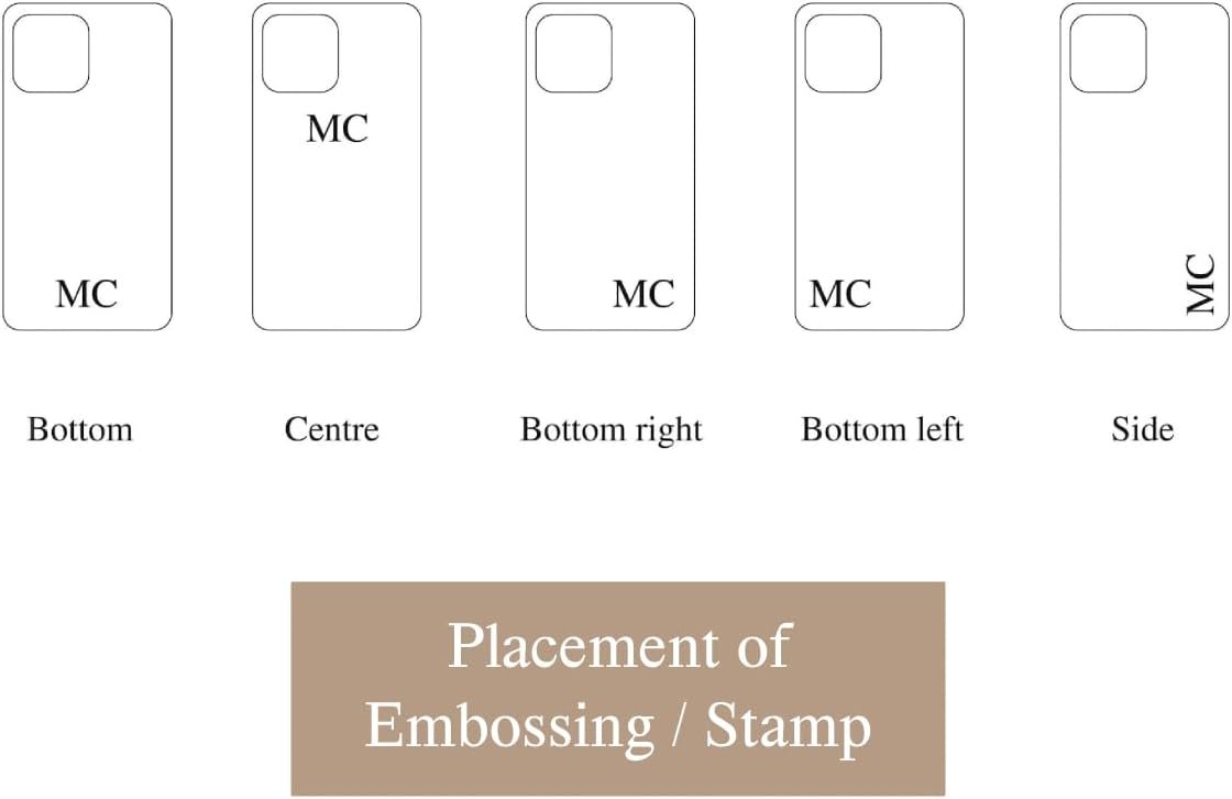 Custom Embossed Case for iPhone – Personalized Leather Case for iPhone 17, 16, 15, 14, 13, 12, 11, XR, XS, X, Plus, Pro, Max, SE – Custom Text, Date, Name, Initials, Monogram, Engraving, Gift idea - Image 6