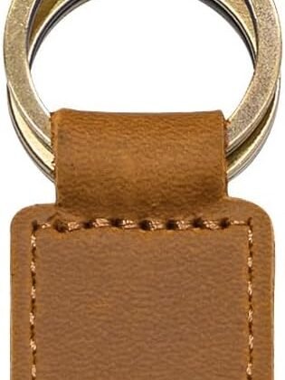 Onedor Custom Keychain, Personalized keychains, Genuine Leather Key Chain Holder Engrave Name Text, Customized Gifts for Men