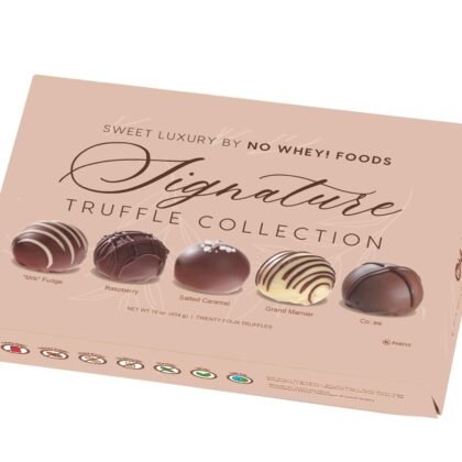 Vegan, Gluten Free, Nut Free | Gourmet Chocolate Truffle Collection (24 Pieces) | Dairy Free, Soy Free, Sesame Free | Allergy Friendly Gifts | No Whey Foods