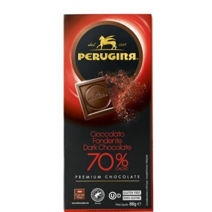 Perugina Bittersweet Chocolate bar 70%, 3 Ounce (Pack of 12)