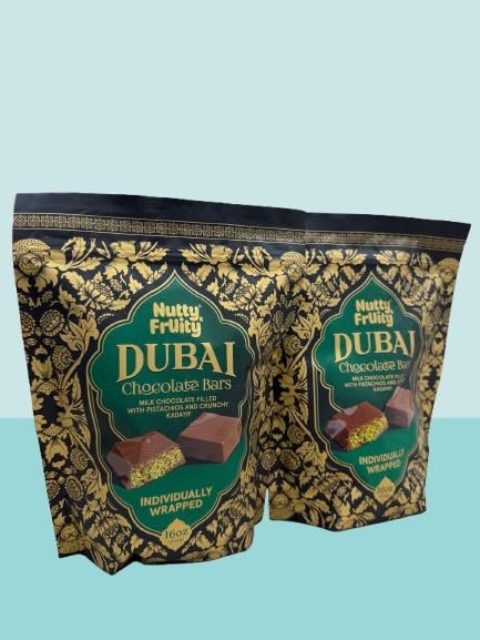 Dubai Chocolate Bar – Nutty & Fruity, 16 oz Bag (Pack of 2) - Image 4