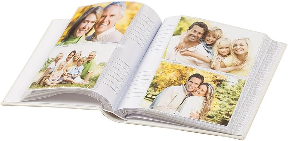 Personalized Photo Album, Custom Engraved Picture Album, Holds 200 4" x 6" Photos, Leatherette and Laser Engraved Scrapbook, Any Custom Message - Image 3