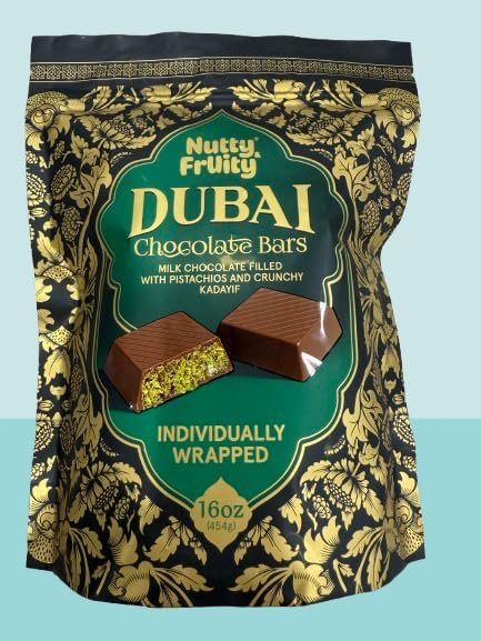 Dubai Chocolate Bar – Nutty & Fruity, 16 oz Bag (Pack of 2) - Image 5