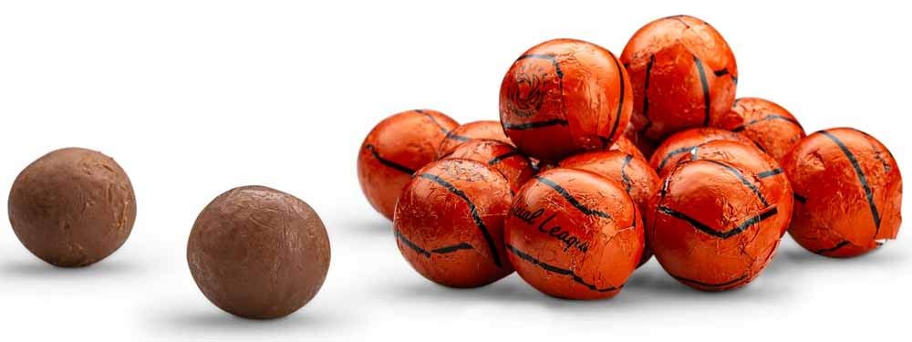 Madelaine Basketball Party Favors - 40 Individually Wrapped Milk Chocolate Basketball Candy - Basketball Team Gifts & Decorations (1/2 LB) - Image 5