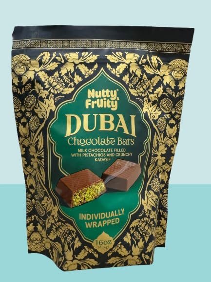 Dubai Chocolate Bar – Nutty & Fruity, 16 oz Bag (Pack of 2) - Image 7