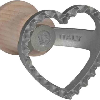 Tredoni 2.1" Heart Shape Ravioli Pasta/Dough Stamp Cutter, 5.5cm Cookie Stamp (Heart 5.5 cm = 2.1 inch)