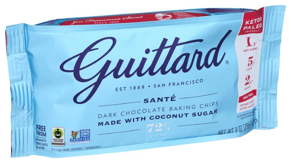 GUITTARD 72% Sante Dark Chocolate Baking Chips, 9 OZ - Image 3