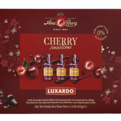 Anthon-Dark Berg Luxardo Cherry Sensations Chocolate Gift 33 Count Denmark Choclates Gifts Holiday, Christmas, Valentines Day, Birthday Gifts for him and her