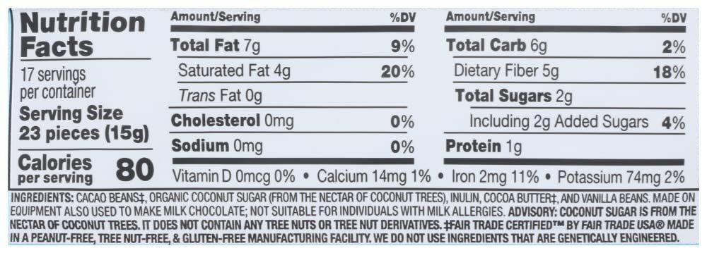 GUITTARD 72% Sante Dark Chocolate Baking Chips, 9 OZ - Image 2