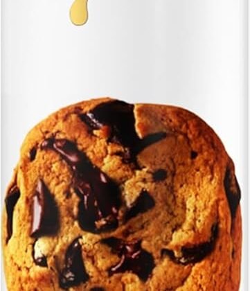 Wet Chocolate Chip Cookie Flavored Edible Lube for Men, Women and Couples | Long-Lasting, Condom Safe, Sugar Free, 9 fl oz