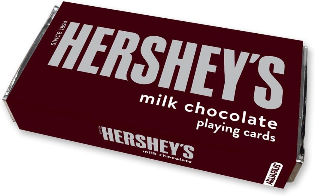Aquarius Hershey’s Chocolate Bar Premium Playing Cards - Hershey's Themed Deck of Cards for Your Favorite Card Games - Officially Licensed Hershey's Merchandise & Collectibles - Image 2