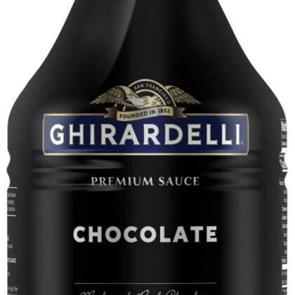 Ghirardelli premium sauce net wt 5 lb, 7.3 Oz, Chocolate, 87.3 Oz
