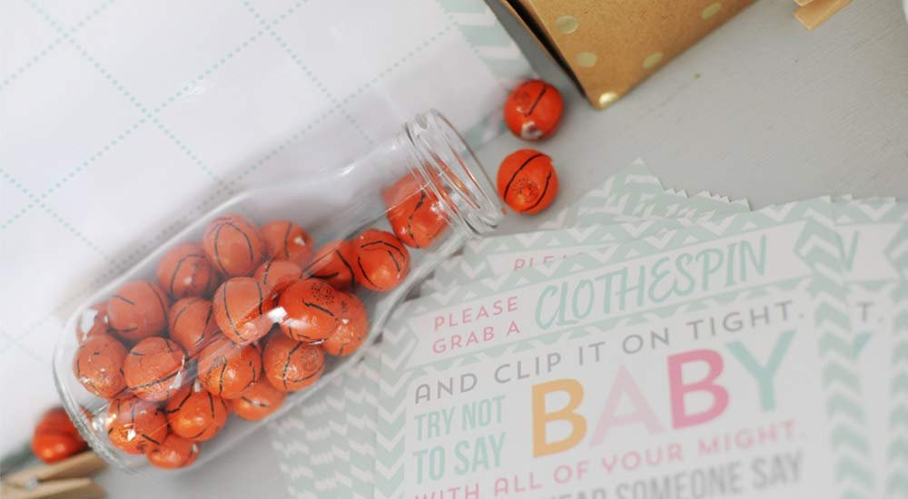 Madelaine Basketball Party Favors - 40 Individually Wrapped Milk Chocolate Basketball Candy - Basketball Team Gifts & Decorations (1/2 LB) - Image 6