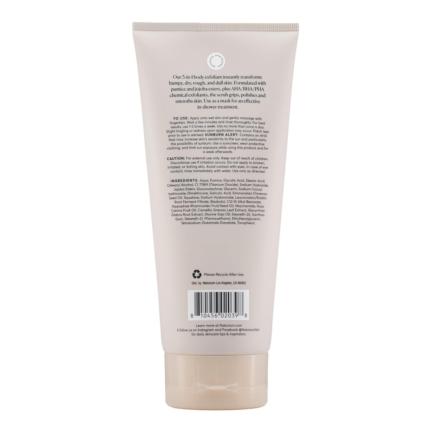 Naturium KP Body Scrub & Mask for Keratosis Pilaris, Bump Eraser Shower Scrub & Exfoliator for Skin, 8 oz - Image 2