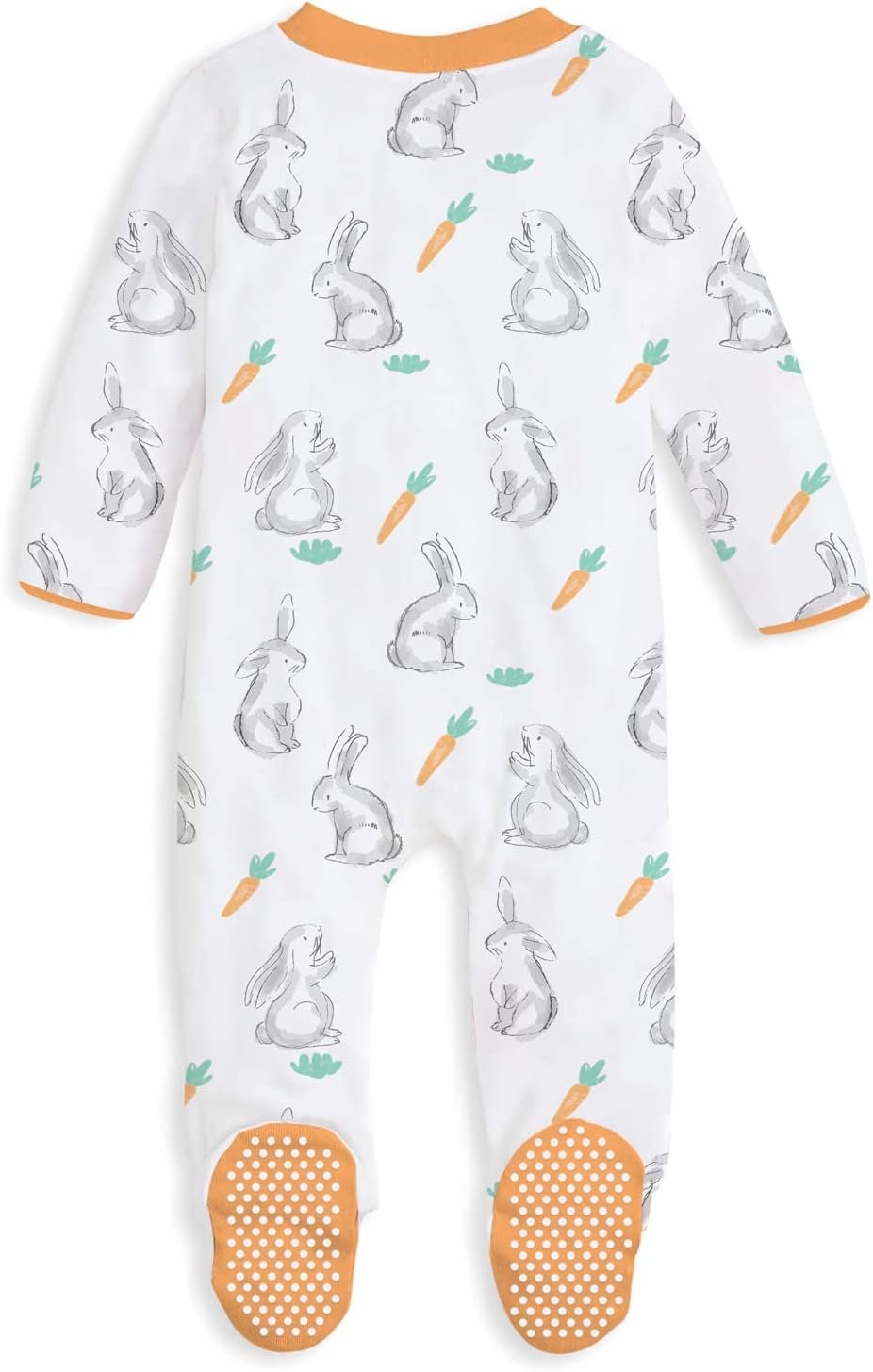 UNIFACO Baby Girls Boys Footed Pajamas One-Piece Sleeper Snug Fit Sleep and Play Zip Front Footie Romper 0-12 Month - Image 2