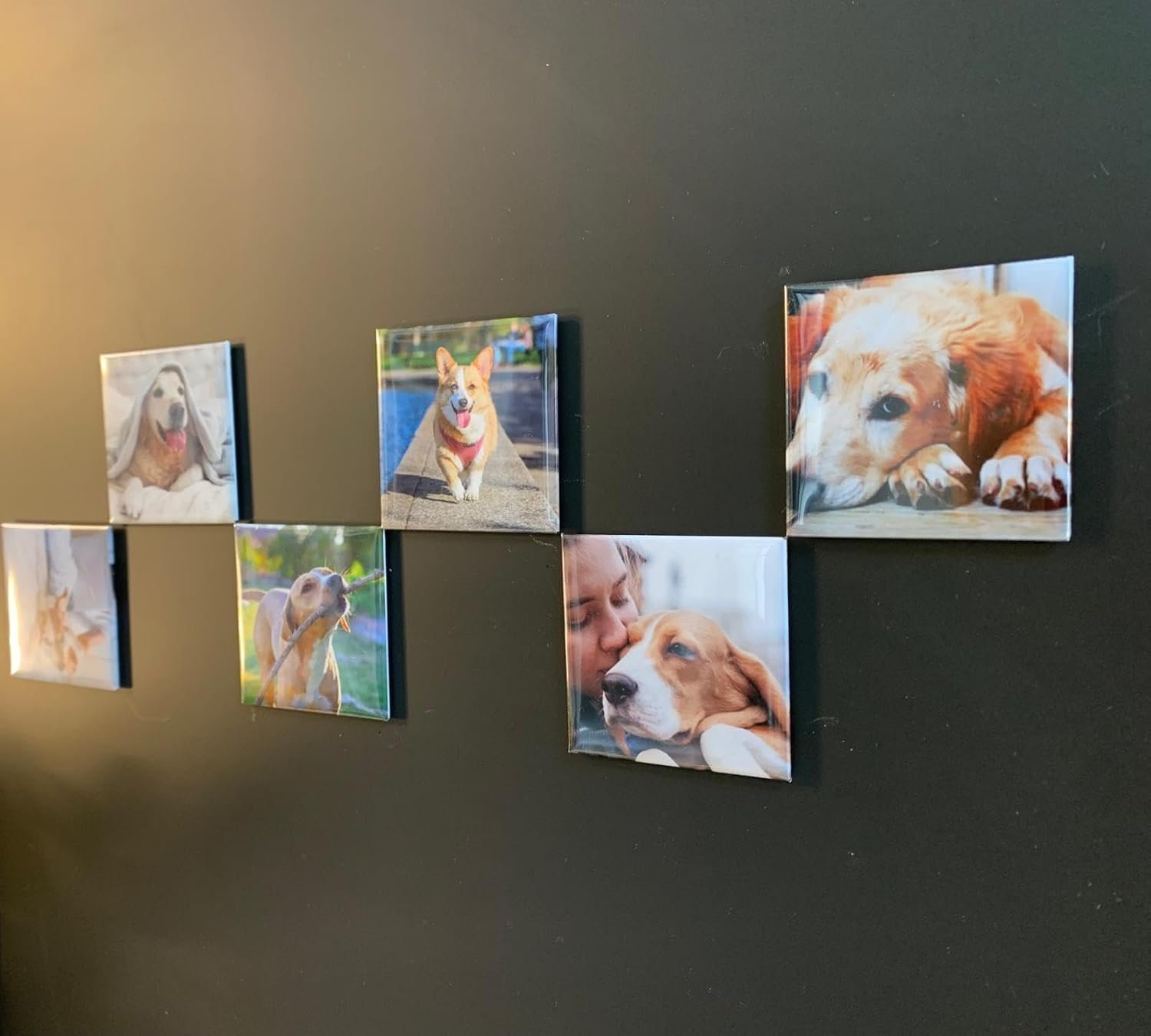 Set of 6 Custom Photo Magnets, Personalized Gifts, Holiday Keepsakes, Personalized Refrigerator Magnets, Birthday Favors, Baby Shower Favors, Wedding Favors, Branding, Newborn Keepsakes, 2"x2" - Image 6