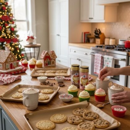 McCormick Holiday Finishing Sugar Variety Pack, Chocolate Hazelnut, Candy Cane, English Toffee Flavors, Limited Edition Dessert Topping, 3 Count