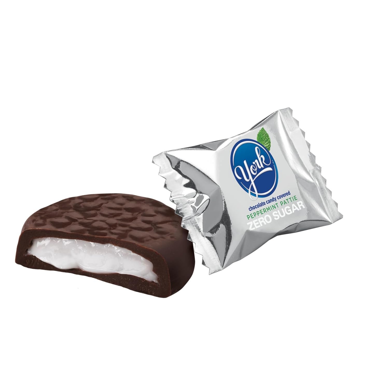 YORK Zero Sugar Chocolate Peppermint Patties, Candy Bag, 5.1 oz - Image 4