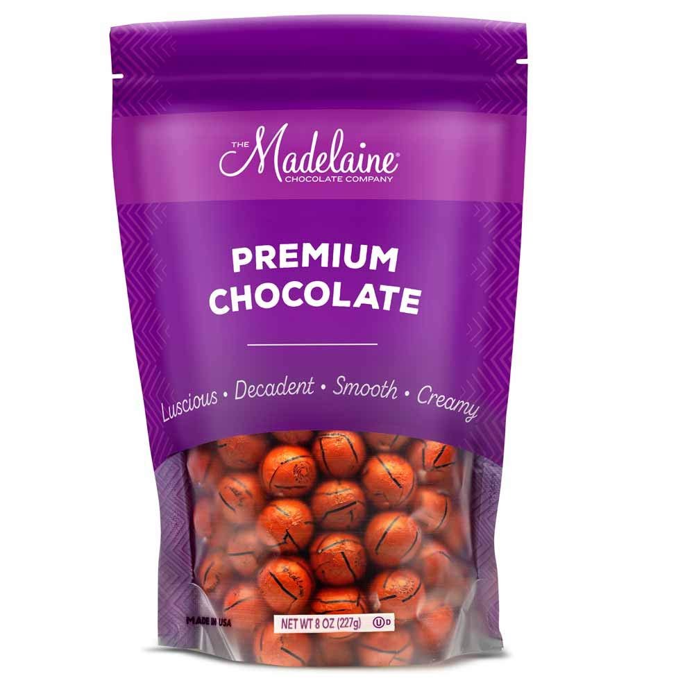 Madelaine Basketball Party Favors - 40 Individually Wrapped Milk Chocolate Basketball Candy - Basketball Team Gifts & Decorations (1/2 LB) - Image 4