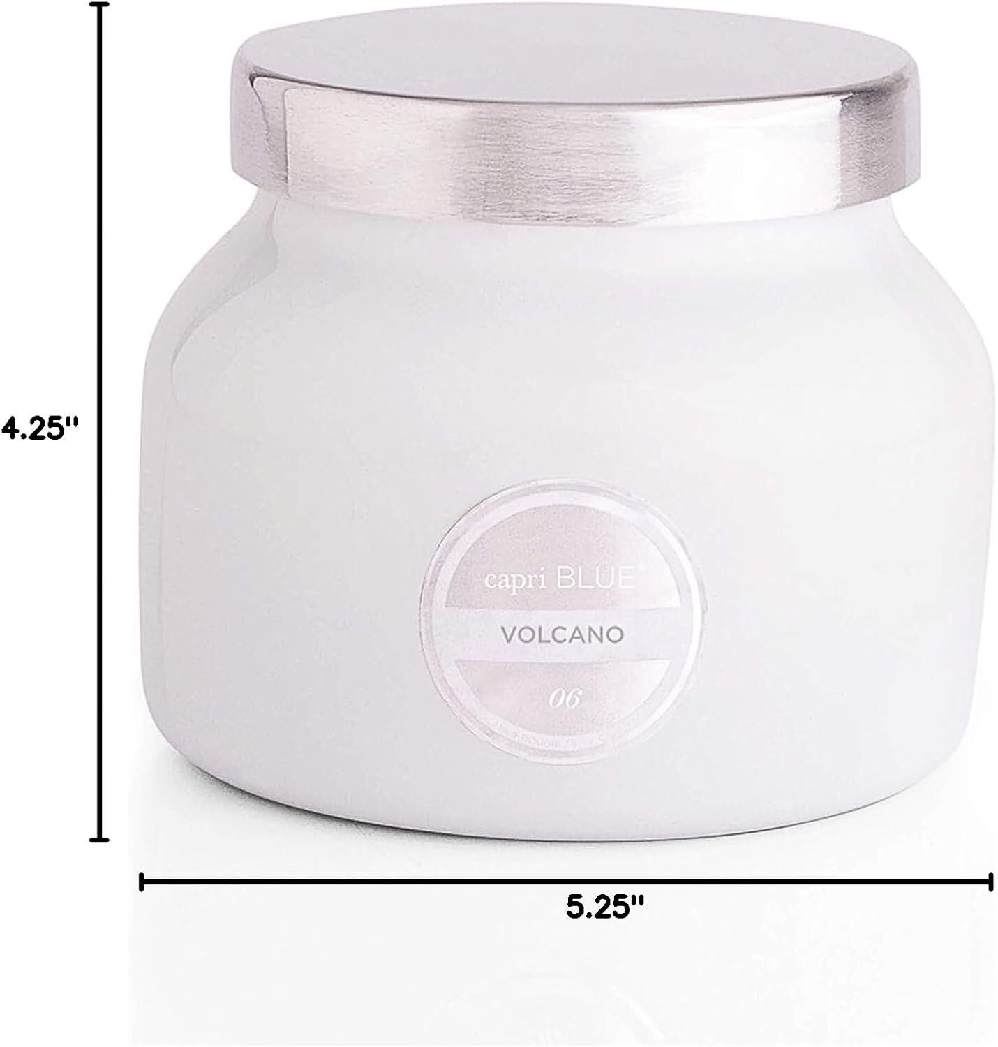 Capri Blue Volcano Scented Candles - Luxury Glass Jar Candles for Home Scented with Tropical Fruit & Sugared Citrus - Soy Wax Blend - Capri Blue Volcano - White Color (8 oz) - Image 6