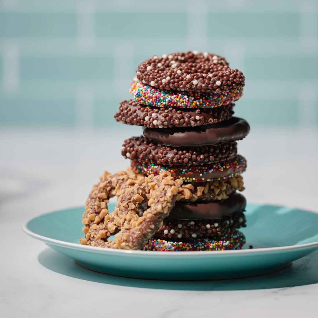 CRAVINGS BY ZOE Valentines Day and Birthday Chocolate Covered Pretzels Gift Bag 8 oz | Gourmet Kosher Milk & Dark Belgian Chocolate Candy Food Gift Box Basket | Get Well, Thank You, Men Women Mom Dad Her - Image 8