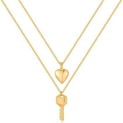 Gold Silver Key Necklace for Women Dainty Key Necklaces Fashion Summer Jewelry