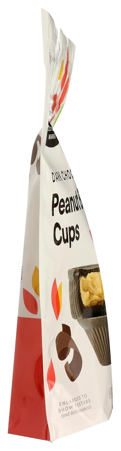 365 by Whole Foods Market, Mini Dark Chocolate Peanut Butter Cups, 4.7 Ounce - Image 5