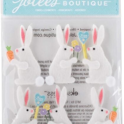 Jolees E5021768 Boutique Dimensional Stickers-Easter Bunnies