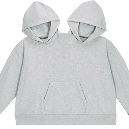 Jongdari Couples Hoodies, Two Person Hoodie Couple Sweaters Funny Matching Hoodies