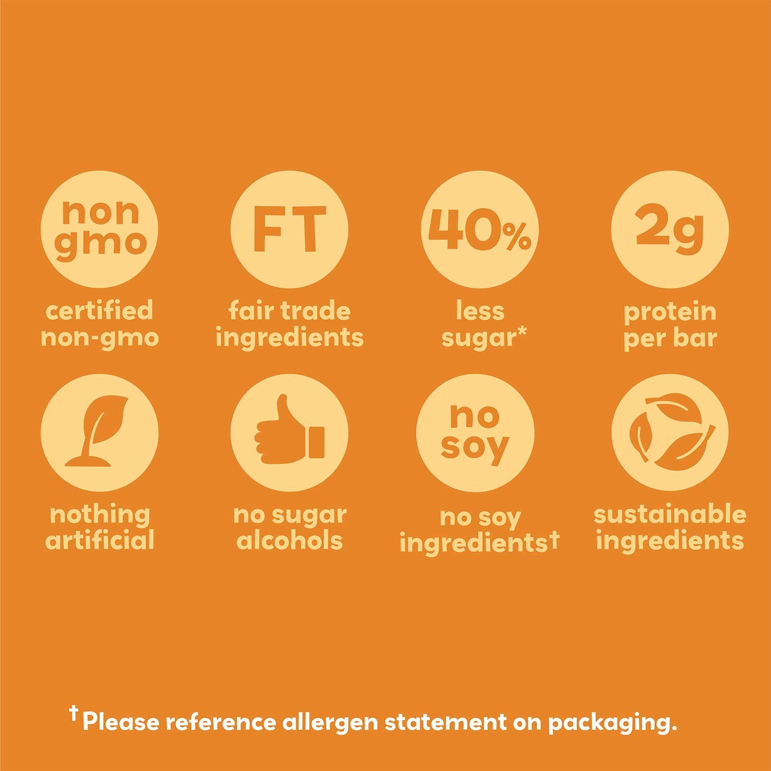 UNREAL Dark Chocolate Caramel Peanut Nougat Bars (1 Bag), 70% Organic Ingredients, Fair Trade, Non-GMO, No Corn Syrup, Sugar Alcohols, Soy, 3.4oz - Image 5