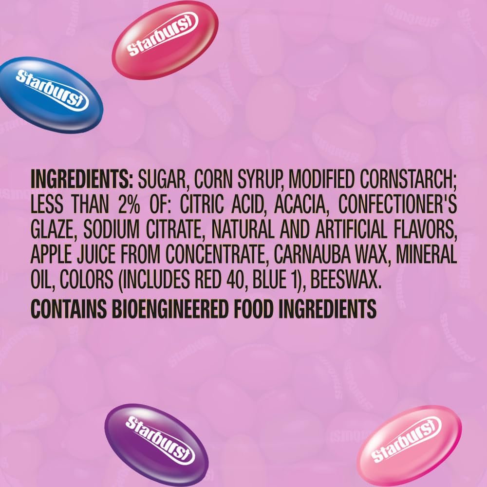 STARBURST Berry Burst Jellybean Easter Candy, Jelly Beans for Filling Eggs, Easter Basket Stuffers, 14 Ounce Bag - Image 3