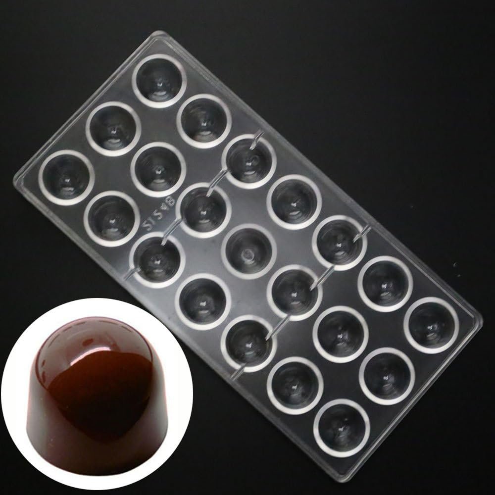 Grainrain polycarbonate chocolate mold polycarbonate chocolate bar mould Bullet Clear Hard Plastic candy pastry tools - Big Size (19322) - Image 5