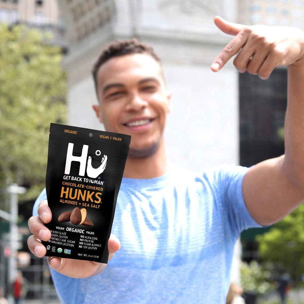 Hu Keto Friendly Vegan Hunks |Chocolate Covered Almonds With Sea Salt | 6 Pack | Non-GMO, Gluten Free, Paleo, Organic Dark Chocolate - Image 6